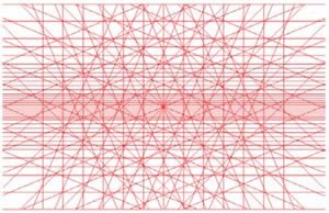 仮想シングルデジタルスキャニングパターン全体イメージ