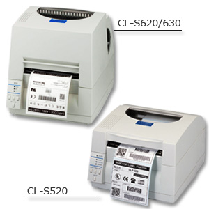 CL-S630/620/520シリーズ
コンパクト
サーマルバーコードラベルプリンタ