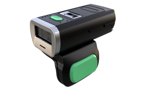 指に装着する Bluetooth 二次元コードリングスキャナー AirScan Finger