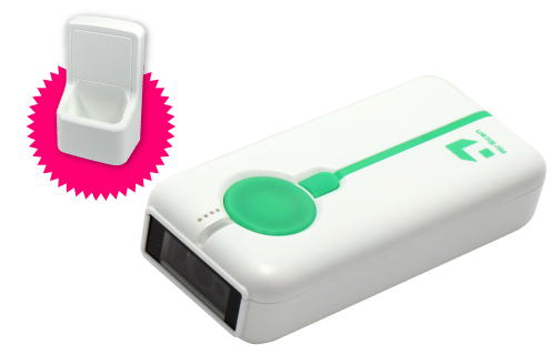 メモリにデータコレクトできる Bluetooth 二次元コードリーダー AirScan Mobile