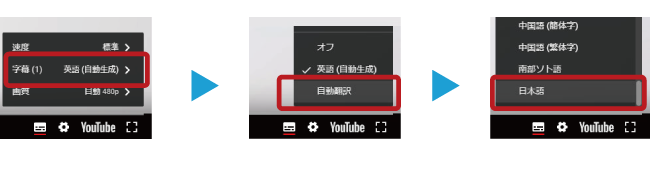 Youtube自動字幕設定方法 Sunmi製品紹介 ウェルコムデザイン