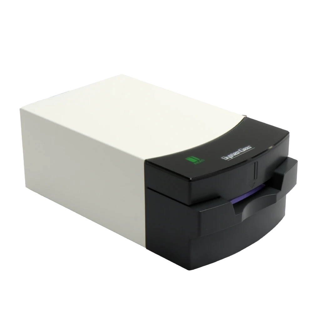 モーター式 磁気カードリーダライタ PDC-230 | 左から見た形状