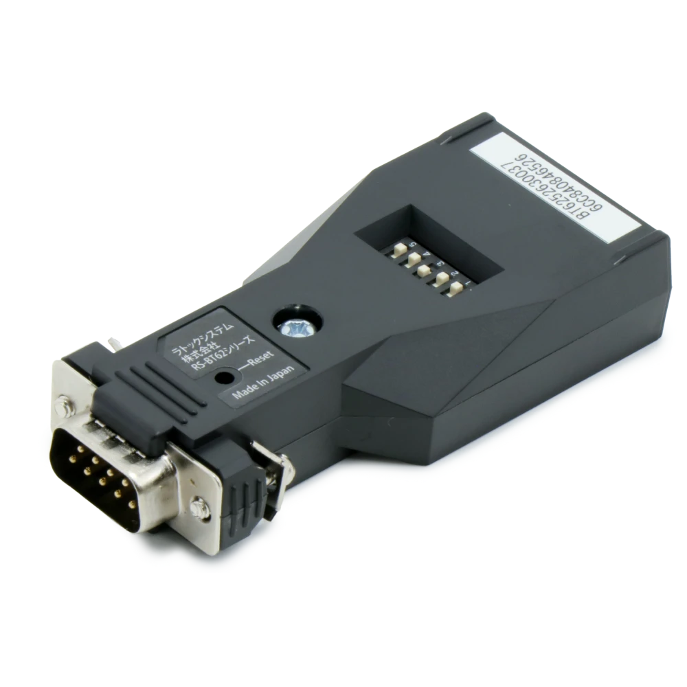RS-BT62 SPP/RS232変換アダプタ本体　裏面ディップスイッチ