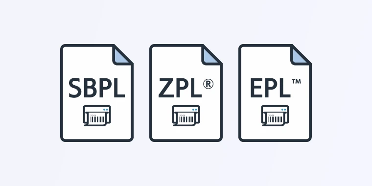 各種プリンタ言語をエミュレーション SBPL ZPL®・EPL™対応