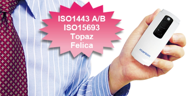 ISO-14443A/B、NFC規格に準拠