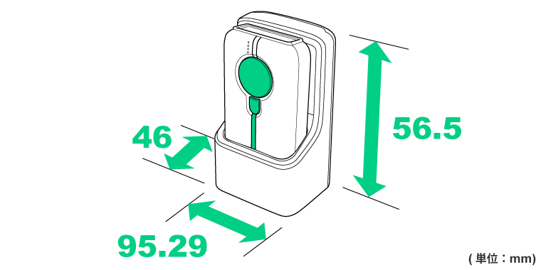 Dedicated cradle for compact