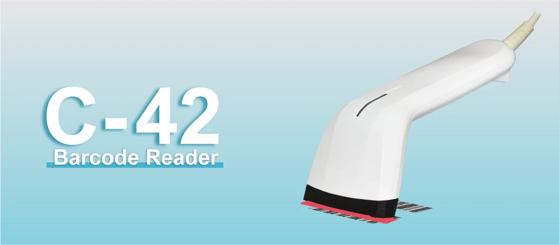 堅牢ボディで落下に強い
              ケーブル脱着可能なバーコードリーダ