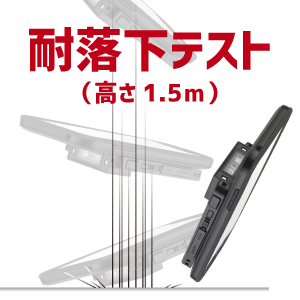 角度のついた読み取り窓(KDC475)