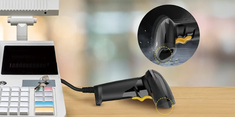 高い信頼性と耐久設計 MODEL 1204 コードリーダ