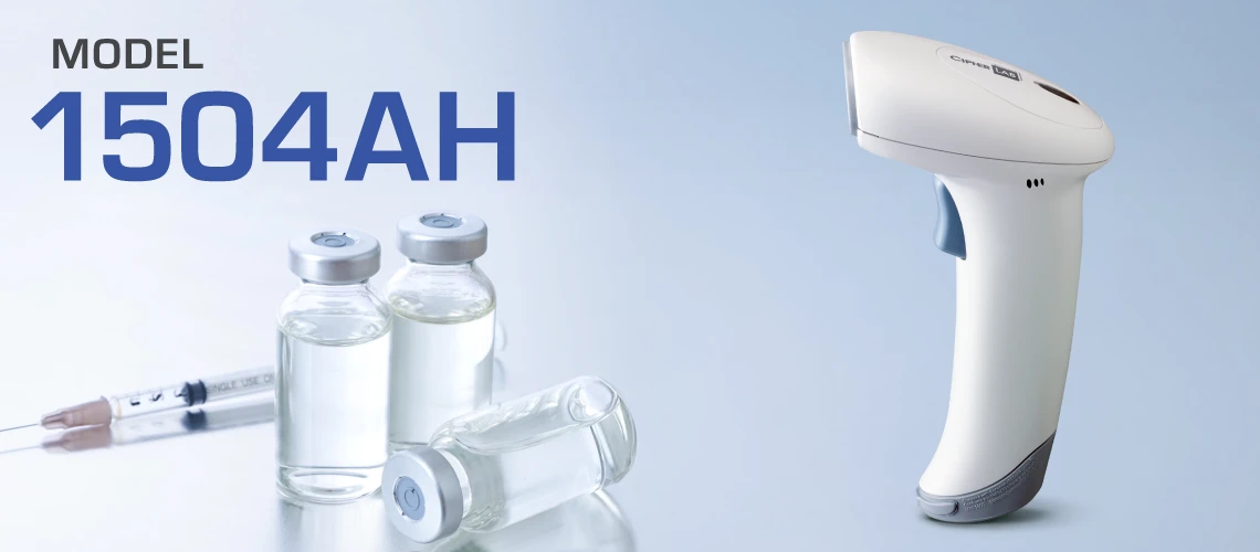 CipherLab 1504AH 高速エリアイメージャ搭載 抗菌二次元コードリーダ