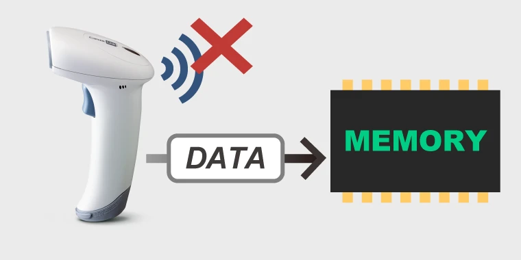 CipherLab 1564AHはオートメモリ機能