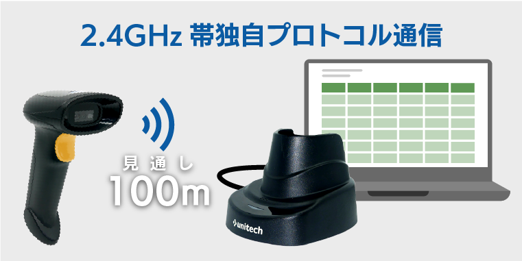 独自プロトコル通信接続（クレードル）
