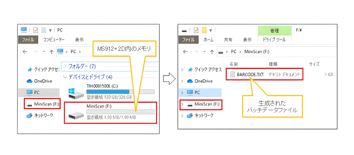 2MBメモリ搭載のバッチ収集対応