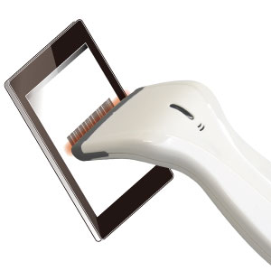 液晶画面バーコード読み取り対応
