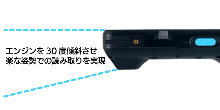 高性能な読み取り精度