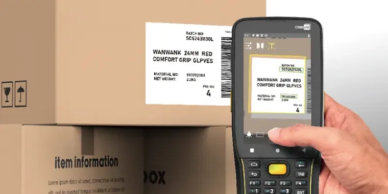 長時間作業にも最適な小型軽量 RK26 Android ハンディターミナル キーパッド付