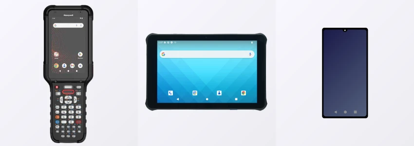 ハンディターミナル・タブレット・
				  スマートフォンに対応