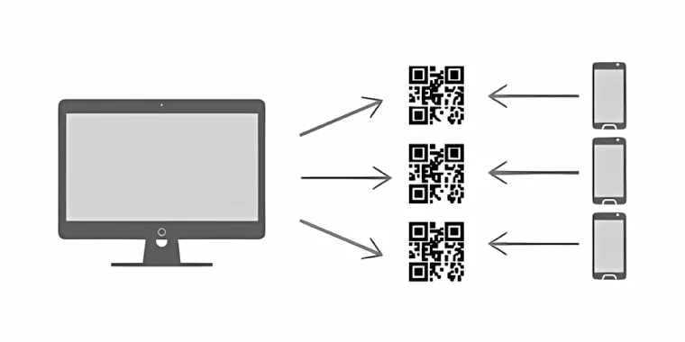 QRコードでデバイス一括登録