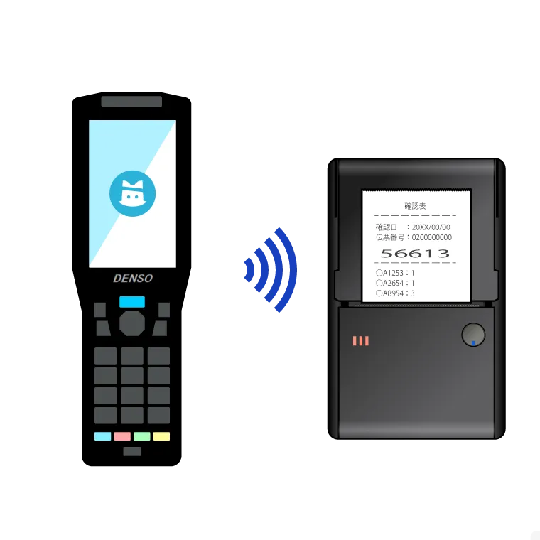 Bluetoothプリンタ出力