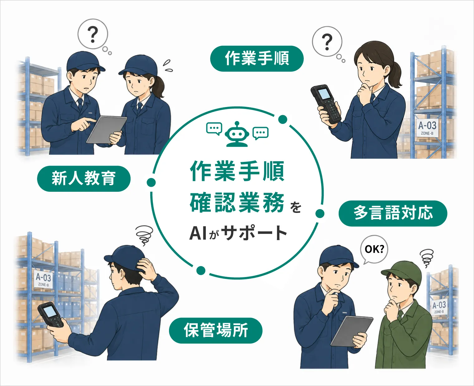 音声対応AIソリューション「AI現場監督」を開発