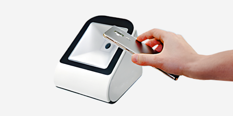 広視野角で読み取りしやすい光学設計